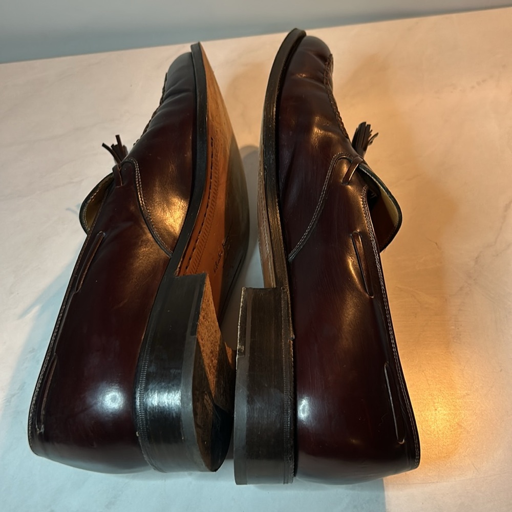 Salvatore Ferragamo Brown Leather Loafers Size 13 - Picture 2 of 11